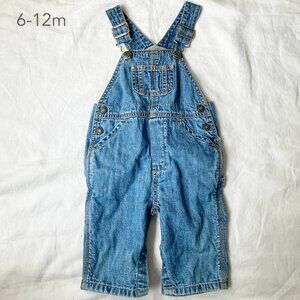 💙2/$25 GAP 6-12 Months Baby Jeans Denim Overalls Romper